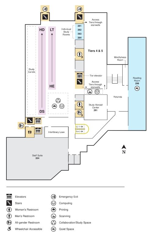 Parks Library Floor 2 Plan - University Library