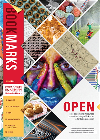 spring 2024 Bookmarks cover: OPEN